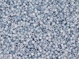 TOHO Treasure 11/0 Marbled Blue-Tone White Seed Bead 2.5-Inch Tube TOHO Treasure 11/0 Marbled Blue-Tone White Seed Bead 2.5-Inch Tube