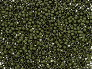 TOHO Treasure 11/0 Matte Dark Olive Seed Bead 2.5-Inch Tube TOHO Treasure 11/0 Matte Dark Olive Seed Bead 2.5-Inch Tube