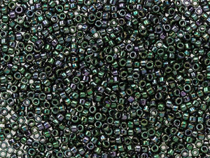 TOHO Treasure 11/0 Metallic Moss Seed Bead 2.5-Inch Tube