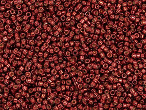 TOHO Treasure 11/0 PermaFinish Galvanized Brick Red Seed Bead 2.5-Inch Tube TOHO Treasure 11/0 PermaFinish Galvanized Brick Red Seed Bead 2.5-Inch Tube