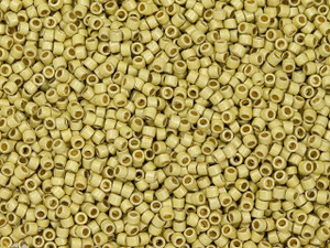 TOHO Treasure 11/0 PermaFinish Galvanized Matte Yellow Gold Seed Bead 2.5-Inch Tube TOHO Treasure 11/0 PermaFinish Galvanized Matte Yellow Gold Seed Bead 2.5-Inch Tube