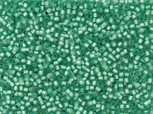 TOHO Treasure 11/0 PermaFinish Translucent Silver-Lined Dark Peridot Seed Bead 2.5-Inch Tube TOHO Treasure 11/0 PermaFinish Translucent Silver-Lined Dark Peridot Seed Bead 2.5-Inch Tube