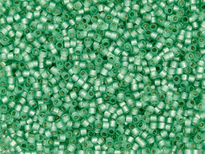 TOHO Treasure 11/0 PermaFinish Translucent Silver-Lined Peridot Seed Bead 2.5-Inch Tube TOHO Treasure 11/0 PermaFinish Translucent Silver-Lined Peridot Seed Bead 2.5-Inch Tube