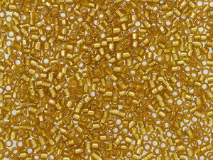 TOHO Treasure 11/0 Silver-Lined Frosted Dark Topaz Seed Bead 2.5-Inch Tube TOHO Treasure 11/0 Silver-Lined Frosted Dark Topaz Seed Bead 2.5-Inch Tube