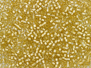 TOHO Treasure 11/0 Silver-Lined Frosted Light Topaz Seed Bead 2.5-Inch Tube TOHO Treasure 11/0 Silver-Lined Frosted Light Topaz Seed Bead 2.5-Inch Tube
