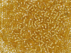 TOHO Treasure 11/0 Silver-Lined Topaz Seed Bead 2.5-Inch Tube TOHO Treasure 11/0 Silver-Lined Topaz Seed Bead 2.5-Inch Tube