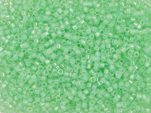 TOHO Treasure 11/0 Translucent Celery Rainbow Seed Bead 2.5-Inch Tube TOHO Treasure 11/0 Translucent Celery Rainbow Seed Bead 2.5-Inch Tube