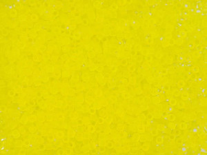 TOHO Treasure 11/0 Transparent Frosted Lemon Seed Bead 2.5-Inch Tube TOHO Treasure 11/0 Transparent Frosted Lemon Seed Bead 2.5-Inch Tube