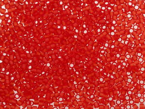 TOHO Treasure 11/0 Transparent Frosted Light Siam Ruby Seed Bead 2.5-Inch Tube TOHO Treasure 11/0 Transparent Frosted Light Siam Ruby Seed Bead 2.5-Inch Tube