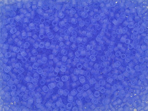 TOHO Treasure 11/0 Transparent Frosted Lt Sapphire Seed Bead 2.5-Inch Tube TOHO Treasure 11/0 Transparent Frosted Lt Sapphire Seed Bead 2.5-Inch Tube