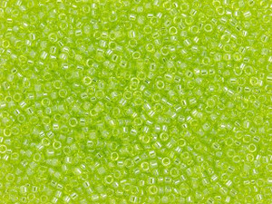 TOHO Treasure 11/0 Transparent Lime Green Luster Seed Bead 2.5-Inch Tube TOHO Treasure 11/0 Transparent Lime Green Luster Seed Bead 2.5-Inch Tube