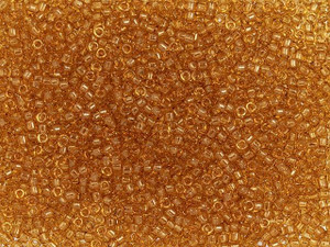 TOHO Treasure 11/0 Transparent Frosted Lt Tanzanite Gold Luster