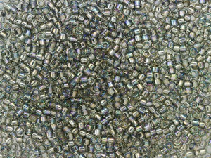 TOHO Treasure 11/0 Transparent Rainbow Black Diamond Seed Bead 2.5-Inch Tube TOHO Treasure 11/0 Transparent Rainbow Black Diamond Seed Bead 2.5-Inch Tube
