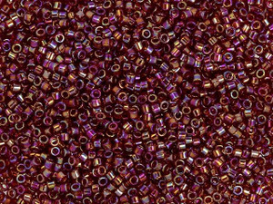TOHO Treasure 11/0 Transparent Ruby Rainbow Seed Bead 2.5-Inch Tube TOHO Treasure 11/0 Transparent Ruby Rainbow Seed Bead 2.5-Inch Tube
