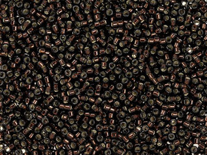TOHO Treasure 11/0 Transparent Silver-Lined Root Beer Seed Bead 2.5-Inch Tube TOHO Treasure 11/0 Transparent Silver-Lined Root Beer Seed Bead 2.5-Inch Tube