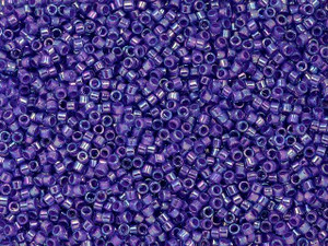 TOHO Treasure 11/0 Violet-Lined Crystal Rainbow Seed Bead 2.5-Inch Tube TOHO Treasure 11/0 Violet-Lined Crystal Rainbow Seed Bead 2.5-Inch Tube