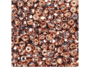 True2 Czech Fire-Polish Faceted Micro Beads 2 x 3mm Copper (100 Pcs) True2 Czech Fire-Polish Faceted Micro Beads 2 x 3mm Copper (100 Pcs)