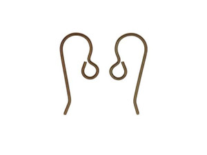 Vintaj Natural Brass French Ear Wire (pair)