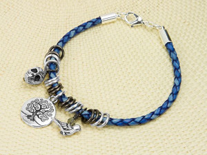 Bolo Leather Charm Bracelet Video Bolo Leather Charm Bracelet Video