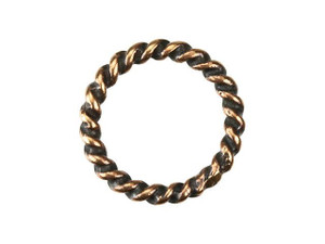 Anna Bronze Antique Bronze 14mm Round Twisted Rope Link Anna Bronze Antique Bronze 14mm Round Twisted Rope Link