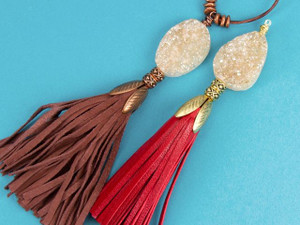 Make a Druzy Tassel Make a Druzy Tassel