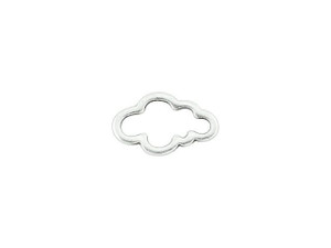 15 x 9mm Antique Silver-Plated Cloud Connector Link 15 x 9mm Antique Silver-Plated Cloud Connector Link