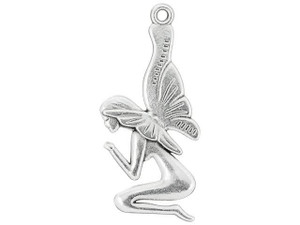 Antique Silver-Plated Fairy Pendant Antique Silver-Plated Fairy Pendant
