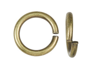 Antique Brass 10mm 14 Gauge Round Open Jump Ring Antique Brass 10mm 14 Gauge Round Open Jump Ring