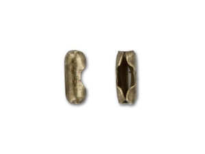 Antique Brass Ball Chain Connector for 1mm and 1.5mm Chain Antique Brass Ball Chain Connector for 1mm and 1.5mm Chain