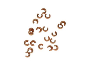 Rose Gold-Filled 3mm Crimp Cover Rose Gold-Filled 3mm Crimp Cover