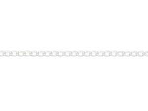 Sterling Silver 025 Curb Chain by the Foot Sterling Silver 025 Curb Chain by the Foot