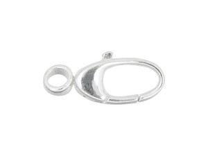Sterling Silver 14mm Oval Swivel Clasp Sterling Silver 14mm Oval Swivel Clasp
