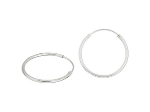 Sterling Silver 20mm Endless Hoop (1 Pair) Sterling Silver 20mm Endless Hoop (1 Pair)