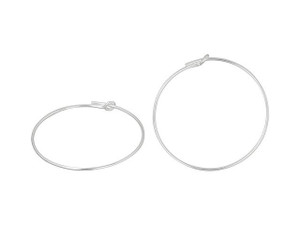 Oubaka 80pcs Beading Hoop Earrings for Jewelry Making,Round Beading Hoop Earrings Bulk Jewelry Making Supplies Jewelry Finding, Gold