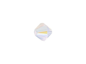 PRESTIGE Crystal Components 5328 6mm Bicone Bead Rose Water Opal Shimmer PRESTIGE Crystal Components 5328 6mm Bicone Bead Rose Water Opal Shimmer