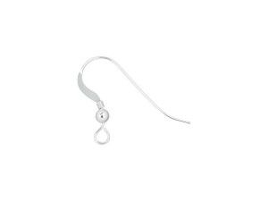 21 x 9mm 925 Sterling Silver Plated Earring Hooks