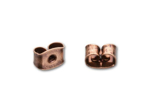 Antique Copper-Plated Earring Back Antique Copper-Plated Earring Back