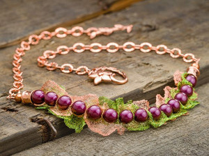 Grapes on the Vine Necklace Tutorial Grapes on the Vine Necklace Tutorial