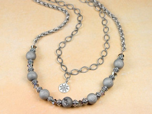 Gray Dawn Necklace Tutorial Gray Dawn Necklace Tutorial