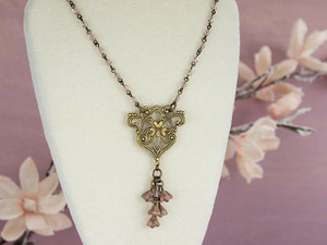 Orchid Garden Necklace Tutorial Orchid Garden Necklace Tutorial