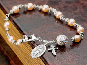 Pave and Pearls Rosary Pave and Pearls Rosary