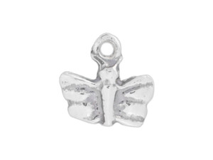 Artbeads Sterling Silver Tiny Butterfly Charm Artbeads Sterling Silver Tiny Butterfly Charm