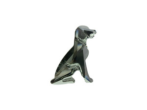 PRESTIGE Crystal Components 2846 19mm Weimaraner Flatback Black Diamond PRESTIGE Crystal Components 2846 19mm Weimaraner Flatback Black Diamond