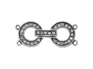 Alloy Spring Clasp, Double S Hook Spring Clasp. Easy Open Spring Gate –  Bling By A