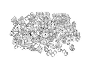 Sterling Silver Earring Back - Heavy Bulk Pack (100) Sterling Silver Earring Back - Heavy Bulk Pack (100)