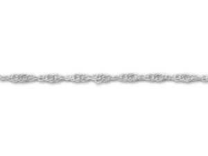 Antique Silver-Plated Twisted Curb Chain by the Foot Antique Silver-Plated Twisted Curb Chain by the Foot