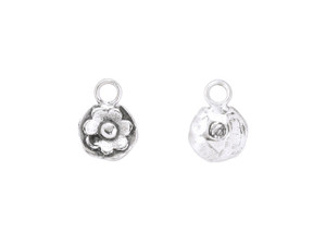 Artbeads Sterling Silver Flower Dangle Charm Artbeads Sterling Silver Flower Dangle Charm