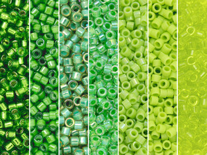 Green Grapes TOHO Aiko Seed Bead Mix