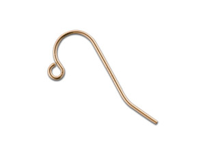 14K/20 Rose Gold-Filled 10 x 22mm French Ear Wire, 0.69mm (1 Pair) 14K/20 Rose Gold-Filled 10 x 22mm French Ear Wire, 0.69mm (1 Pair)