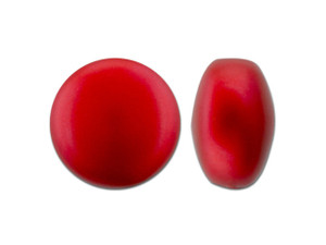 PRESTIGE Crystal Components 5860 14mm Coin Pearl Crystal Iridescent Rouge Bead PRESTIGE Crystal Components 5860 14mm Coin Pearl Crystal Iridescent Rouge Bead
